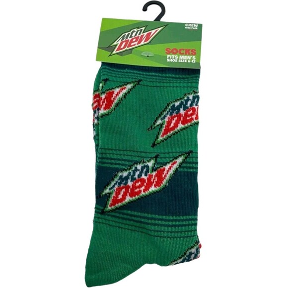 Novelty Funny Crew Socks: Nissin Cup Noodles Mtn Dew Moon Pie Pop Tarts - Picture 5 of 13